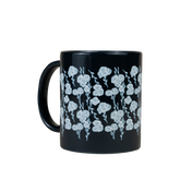 Navy Floral Ceramic Mug