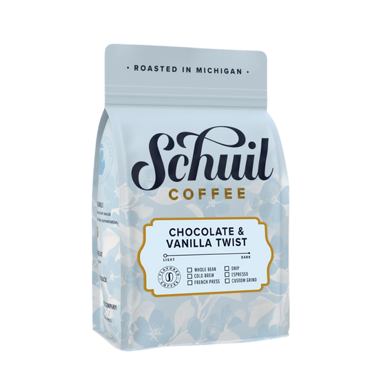 Chocolate & Vanilla Twist Flavored Coffee – Schuil Coffee Co.