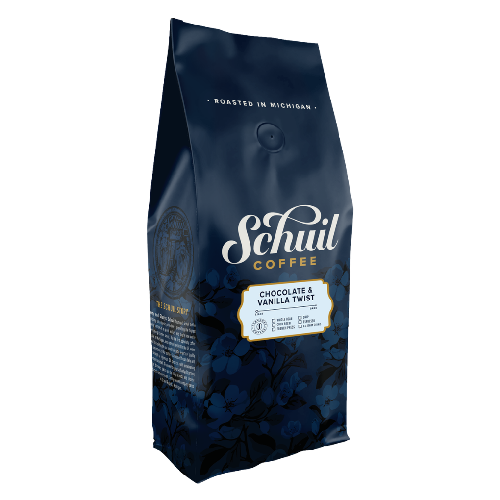 Chocolate & Vanilla Twist Flavored Coffee – Schuil Coffee Co.