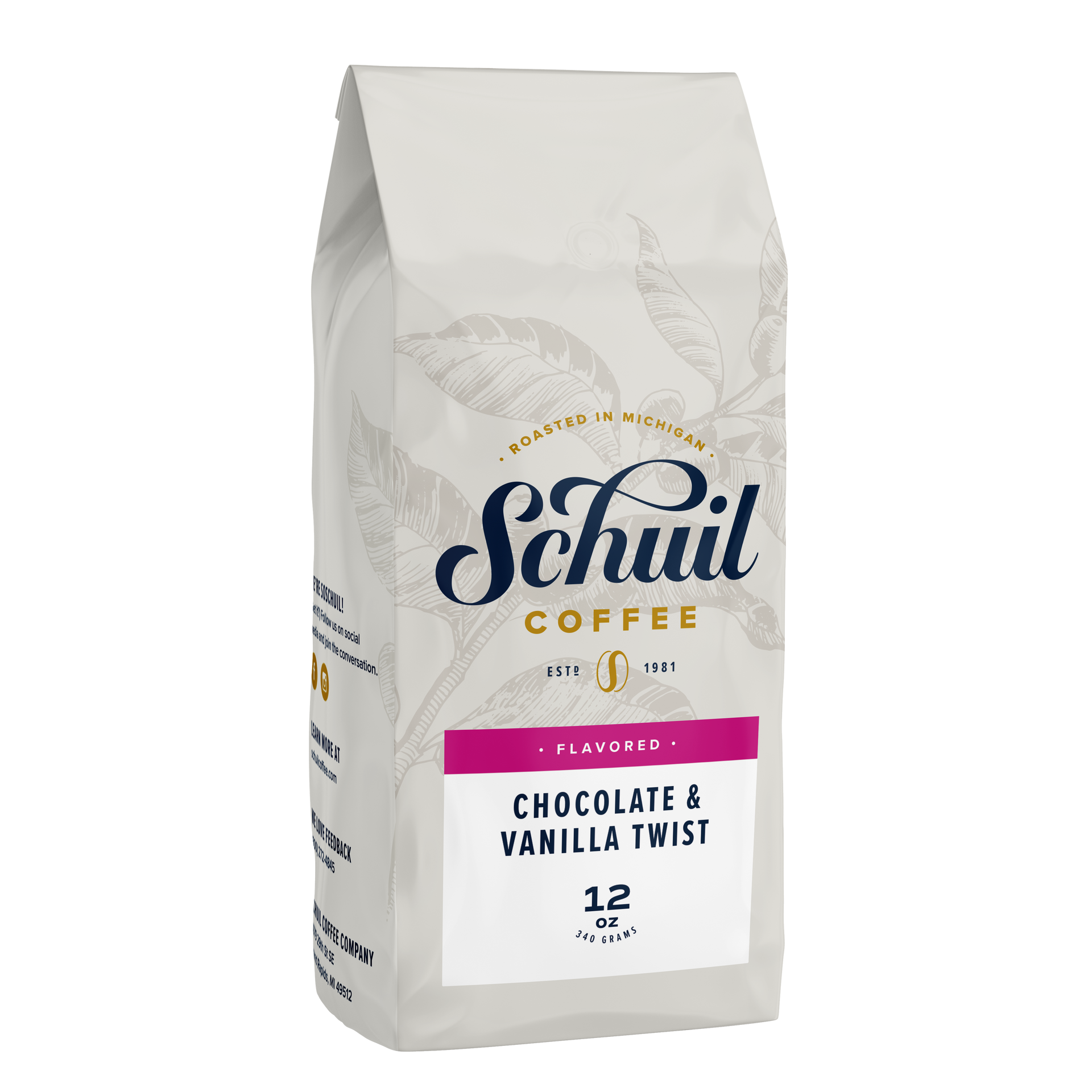 Chocolate & Vanilla Twist Flavored Coffee – Schuil Coffee Co.